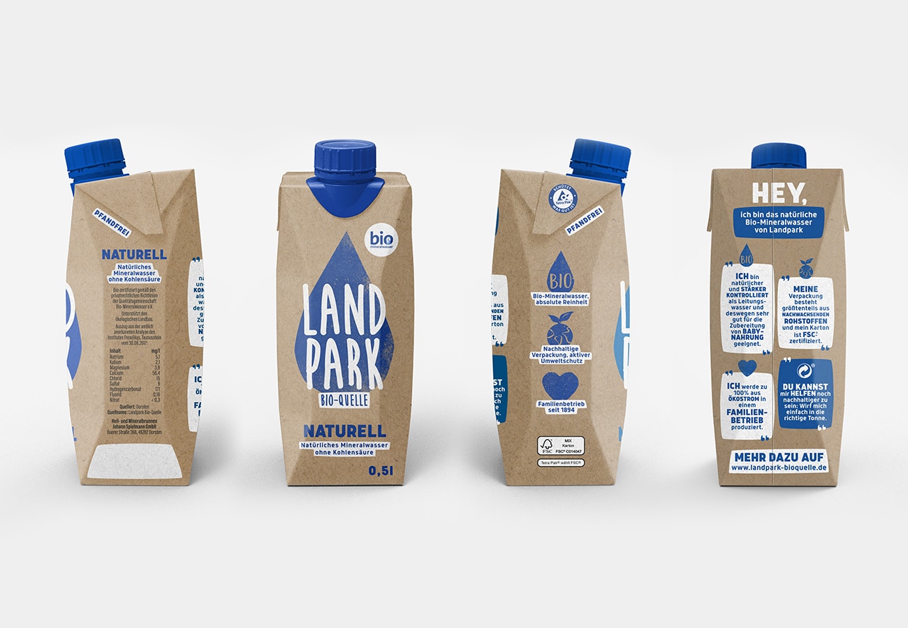Landpark Bio-Quelle - Produktdesign